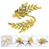 Table Cloth Ornaments Wheat Napkin Ring Buckle Decorative Rings Decorations Banquet Lovely Buckles Alloy Farmhouse Holder Fall Tissue