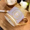 Designerbecher Steed Geometrisches Muster Bone China Becher gedrucktes Logo Kreative Geschenkbüros Haus Early Tea Tasse Gutes Geschenk 11-15