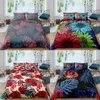 Flower Pattern Comforter Cover Pillowcase Bedding Set Bed Linens Quilts Twin Full Queen King Size Floral Duvet Bedclothes Sets3192625