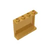 Gobricks GDS -751 Элемент стены 1x4x3 ABS - 1x4x3 настенный настенный добор, совместимый с 60581 детскими учебными строительными блоками DIY