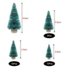 Figurines décoratives 50pcs miniature arbre de Noël artificiel petit gel de neige pin bricolage décoration décoration artisanat