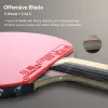 DHS 9 Star Table Tennis Racket Professional 5 Wood 2 ALC 공격 탁구 라켓 허리케인 끈적한 고무