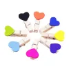 10pcs/lot small Size 3.5x0.7cm love heart Natural Wood Clips Photo Clips 3.5cm Craft Clips for Wedding Decoration