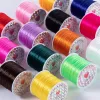 1 rol/perceel 60m sterke elastische kristallen kralenkoorden voor armband ketting stretch draadschroefslijn string diy sieraden maken