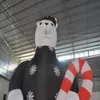 Outdoor Customed 8mH (26ft) with blower inflatable Snow bear high giant cartoon Christmas decorations Store display