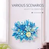 Star Bunte Blumensee Bausteine/Haus Zimmer Dekorative Blumen Montage Modell/Plastikspielzeug für Jungen Kinder Erwachsene Geschenk