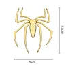 6 * 7,5 cm autocollants de voiture en métal 3D Spider Car Logo Gold / Silver Car Styling Accessoires Sticker Sticker Chrome Spider Badge Emblem