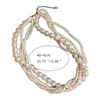 Girocollo perle uniche perle clavicolare Charm Ornament Delicate Accessorio di stoffa femminile