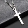 Pendant Necklaces 1pcs Cross Necklace Car Accessories Jewelry Gift Chain Length 43 5cm