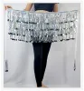 Multi -camadas de lantejoulas Fringe Belly Dance Stage Performance Use lenço de quadril
