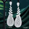 Dange oorbellen Missvikki 2024 Trendy Frosted Stud Bohemia Lange hanger Earring vrouwen sexy meisjes sieraden mode bruidscadeau