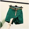Pure Cotton Casual Shorts für Frauen im Sommer tragen koreanische Version vielseitige Aline Hosen Frauen 240409