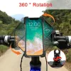 Ny cykeltelefonhållare cykelmonteringsstativ Motocykeltelefonhållare GPS Clip Cycling konsol justerbar för iPhone Huawei Xiaomi