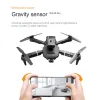 Drönare E100 fyrsidigt hinderundvikande Drone Folding HD 4K Aerial Photography Quadcopter Helicopter Remote Control Drones 2022 Ny