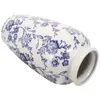 Wazony niebieski biały wazon porcelanowy mały kwiat ceramiczne proste dekoracje domu dekoracyjne garnki z pojemnikiem