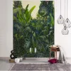 熱帯の植物が葉の葉タペストリージャングルパームの木の壁ぶら下がっている自由hoho自由hohoのサイケデリックルームの壁の装飾自然景観芸術家の装飾