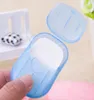 Tvålflingor Portable Health Care Hand Soap Flakes Paper Clean Soaps Sheet Leaves With Mini Case Home Travel Supplies9225802