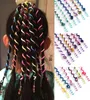 6 PCSLOT Curler colorido Braid para meninas Ferramentas de estilo de cabelo Festival diariamente