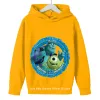 2024 Nya monster, Inc hoodie barn pojkar kläder flickor kläder anime kläder goku hoodie flickor tröja barn 3-12y