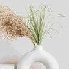 Kwiaty dekoracyjne 12 szt. Wystrój domu sztuczne krzewy rośliny Faux symulacja ornament trawy referze się narzędzie kreatywne modelu