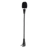 Microphones Flexible 3,5 mm Jack mini micro microphone pour ordinateur portable PC Desktop Skype Yahoo Black 240408
