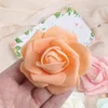 Flores decorativas 10/20pcs 7cm Rose Artificial Foam PE Fake Flower Head para decoração de casa Decoração de casamento Diy Craft Garland Gift Acessório