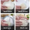 10st Natural Loofah Gourd Sponge Bath Rub Rates Cleaning Body Shower Exfoliating Scrubber Tool Sponge Scrubber