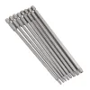 150 mm T8 T10 T15 T20 T25 T27 T30 T40 Tamper Proof Bit de sécurité Bit magnétique Torx Torx Tête plate 1/4 "Torx Hex Bits