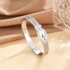 Bangle 316L marka ze stali nierdzewnej Bilk Murs Blask Crystal Crystal Design Opaska