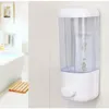 Liquid Soap Dispenser Hand Pump Type Wall Mounted White Lotion Container Shower Gel Holder Shampoo For Bathroom