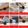 5/10 PCS Fuerte Selfing Adhesive Dots Pegatinas Cinta de bucle de gancho adhesivo para la sábana Sofá Mat de la alfombra Anti -Mat de la alfombra Slip