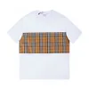 Designer Classic Mens T-shirt Berberry T-shirt 3D Letters Europe och amerikansk popularitet Monogrammad Male Fem Ale Shirts Cotton Casual 434