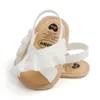 Né Baby Baby Girls Ruffles Open Toe Sandales printemps et été 240409