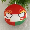 10cm 68 Styles Country Ball Plush Toy Polandball Pendant Country Flag Ball Gifts For Children Argentina Countryball fylld dockan