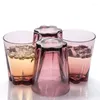 Wine Glasses Lead-free Crystal Cups Colorful Glass Whiskey Beer Cup Bar El Party Wedding Drinking Ware