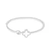 van bracelet TikTok bracelet female vibrato jewelry four leaf clover open diamond hand ring