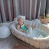 Home Inflatable Foldable Childrens Swimming Pool Bath Basin Children Inflatable Bathtub Baby Inflatable Bathtub Indoor Bathtub 240403