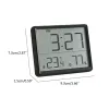 Digital Wall Clock Large Display, Date & Temperature Humidity Sensing Perfect for Home and Office Use Battery Operated