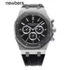 Hommes audempigut APS Factory Watch Swiss Mouvement Royal Oak 26325TS OO D005CR.01 CABLE GREY SECTIONNELLE EN SEUX INOXEUX 41MM AU98Z6