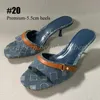 20 Alternativ Premiumkvalitet Kvinnor läder/mocka Single Shoes Fashion High Heels Sandaler gåvor för kvinnor