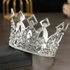 Feestbenodigdheden Bridal Wedding Hoofdtooi Crystal Small Crown Birthday Cake Baking Decoration accessoires