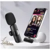Radio Portable Wireless Sabile Microphone avec boîte de charge Mini Microphone Microphone Mic Mic Mic Bruit Reduction pour iPhone / Android Live