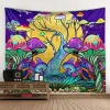 Psychedelische abstrakte Arabesque Pilz Wand Hanging Wandteppich Art Deco Decke Vorhang hängen am Heimschlafzimmer Wohnzimmer Dekoration