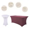 Tischtuch Dekorative Verschleiß-resistente faltenfeste elastische Tischdecke Partyzubehör