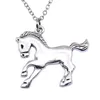 Pendant Necklaces 1pcs Horse Woman Chains Jewelry Making Supplies Chain Length 40 5cm