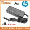 Adapter AC Laptop Charger Power Adapter 19V 4.74A 90W 4.8*1,7 mm för HP G70/G70T/G71 Laptop Adapter för HP Portable Charger