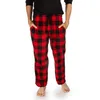 Wholesale 3-packfleece Checked Pajama Bottoms with Pockets Breathable Mens Pants Trousers From Pakistan