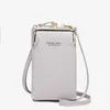 Designer handväska mobiltelefon crossbody väska justerbar axel rem messenger väska handhållen plånbok olika färger mode handväska vanlig koppling väska