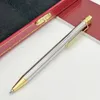 Yamalang CT Fine Pole Ballpoint Pen Classic Luxury Brand Metal Metal Resin Business Office écrivant la papeterie Top Gift 240401