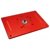 Banche da tavolo router universali inserisci il kit piastra di base kit di taglio rosso taglio sega a bordo board woodworking